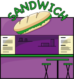 Restaurant sandwich